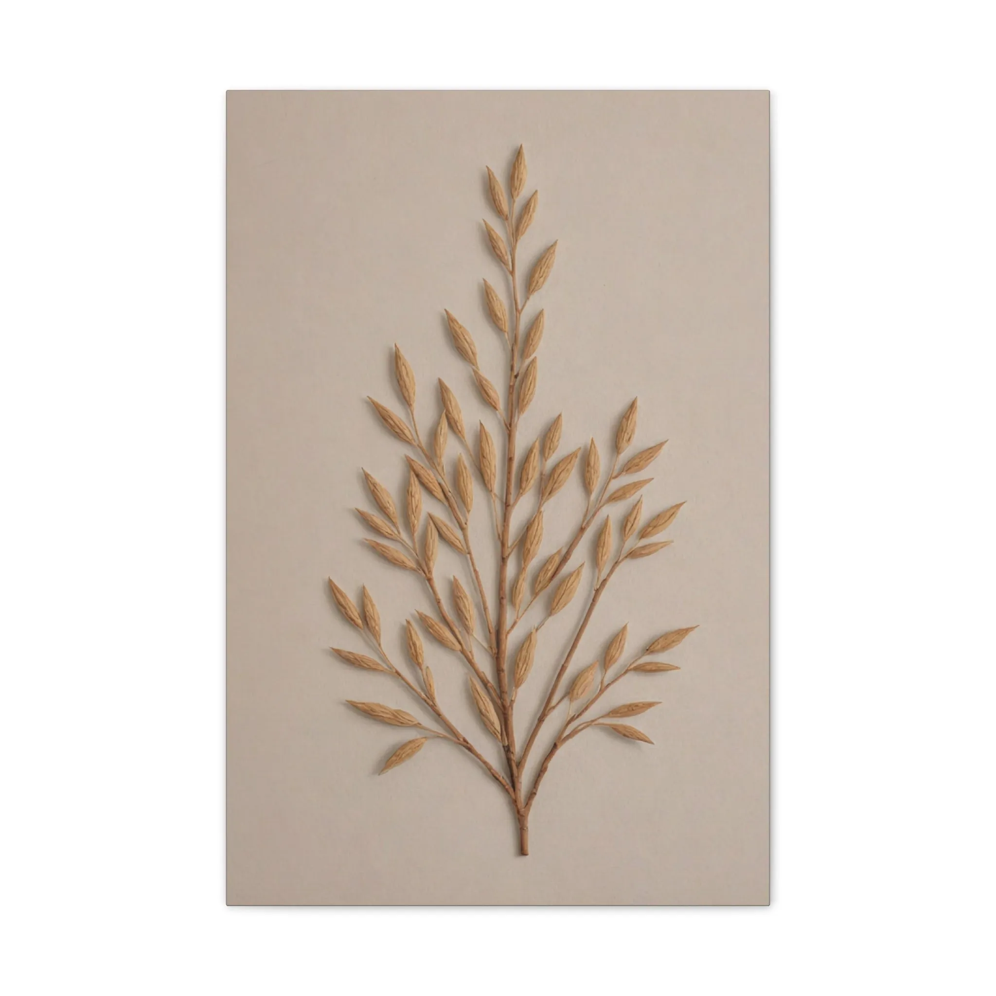 Artisan Blooms Print Santorini Canvas