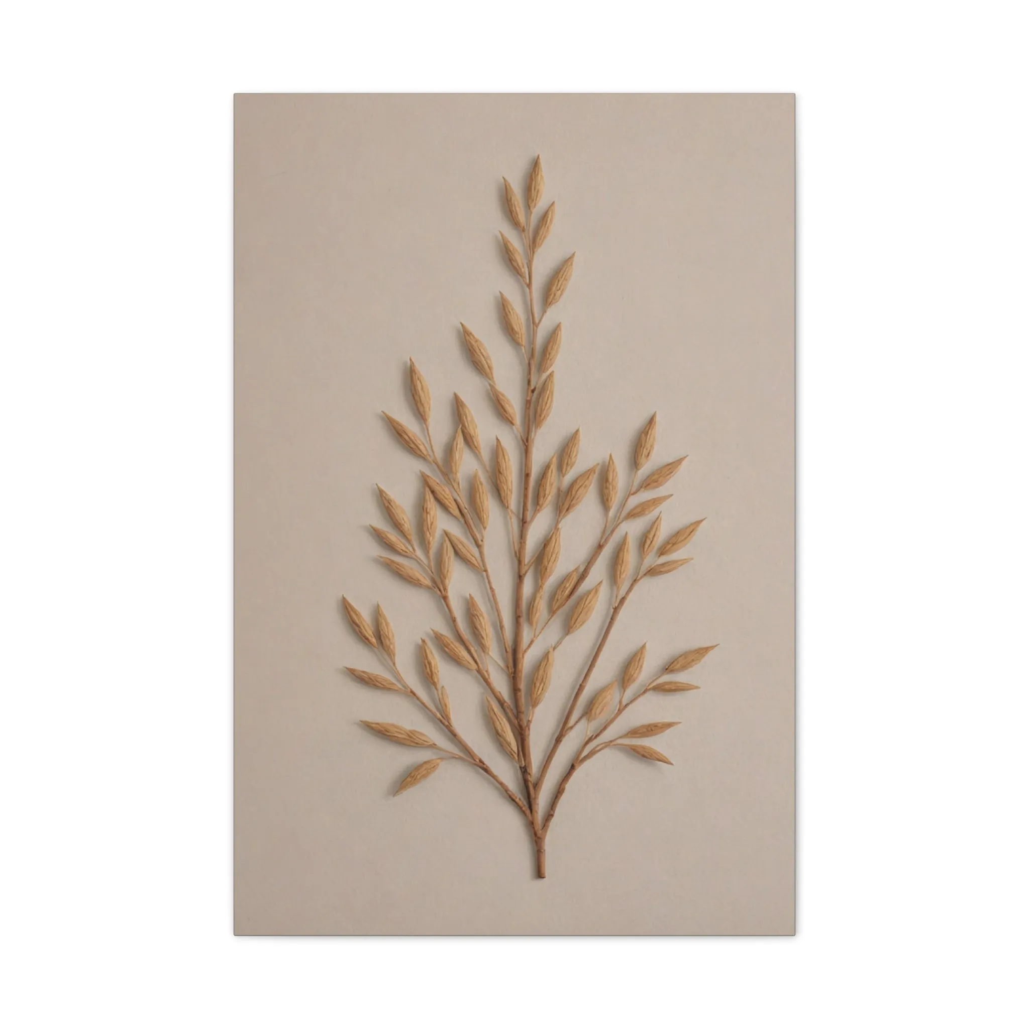 Artisan Blooms Print Santorini Canvas