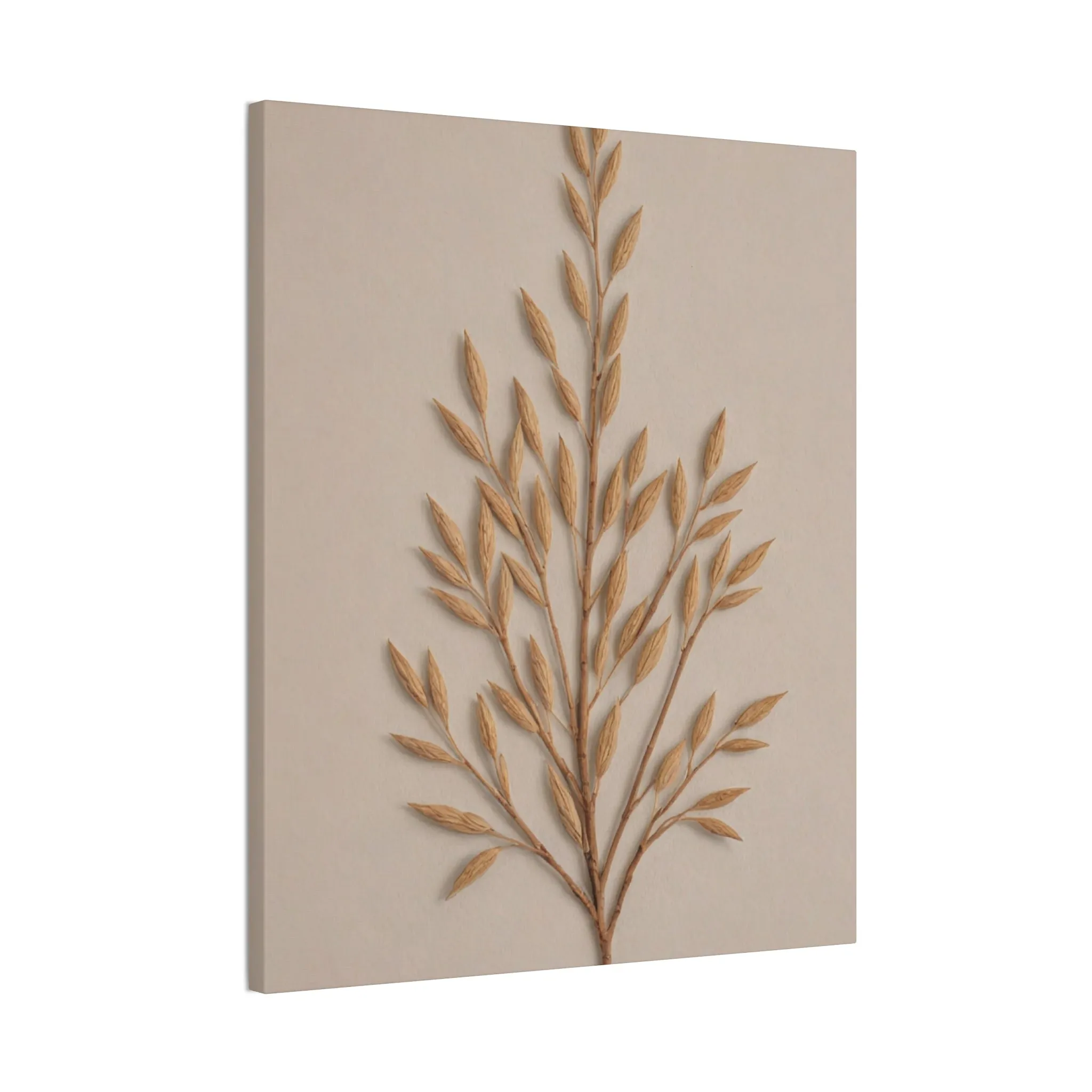 Artisan Blooms Print Santorini Canvas