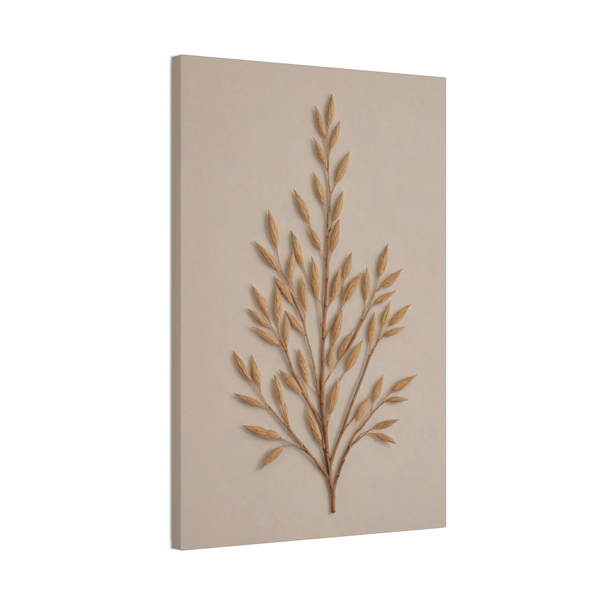 Artisan Blooms Print Santorini Canvas