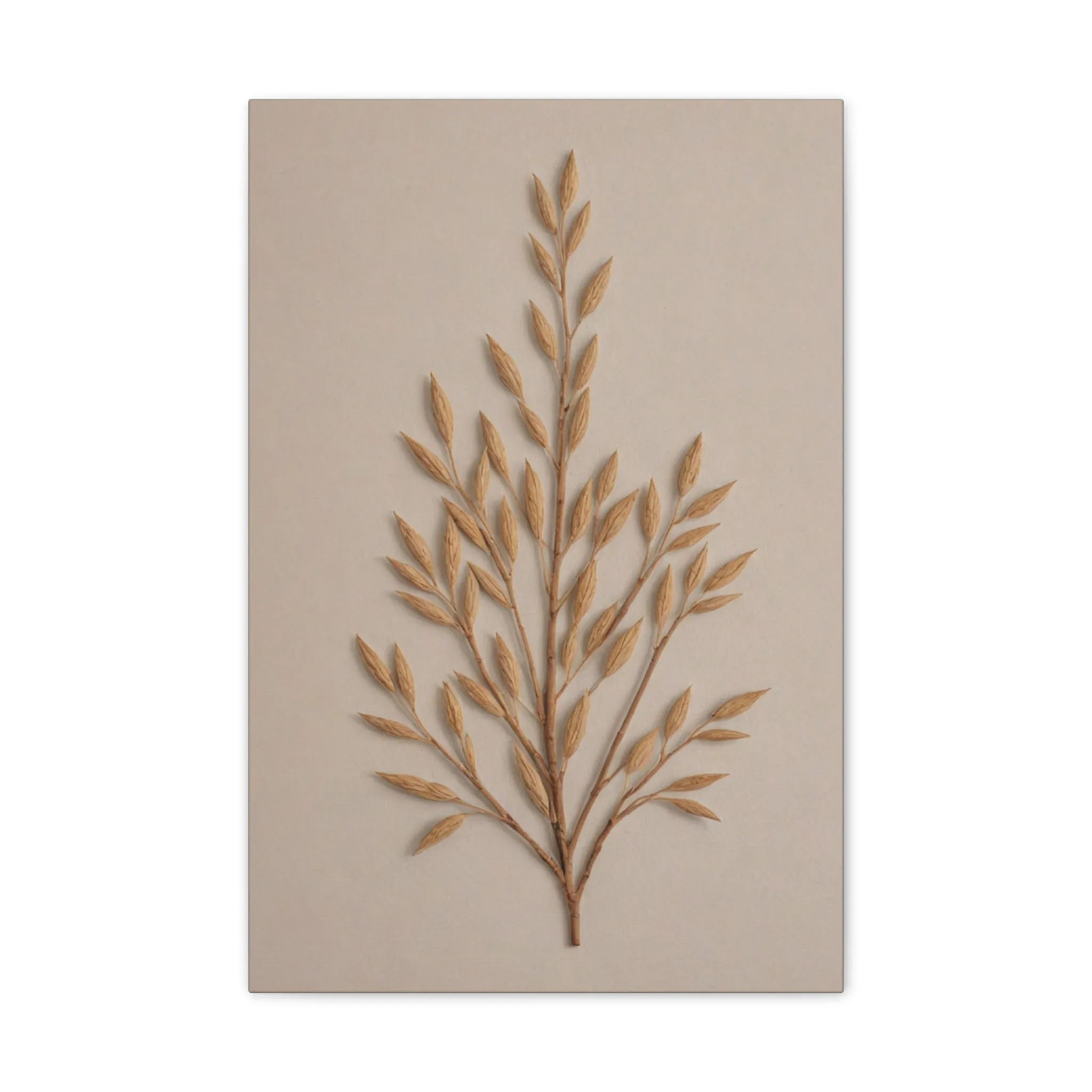 Artisan Blooms Print Santorini Canvas