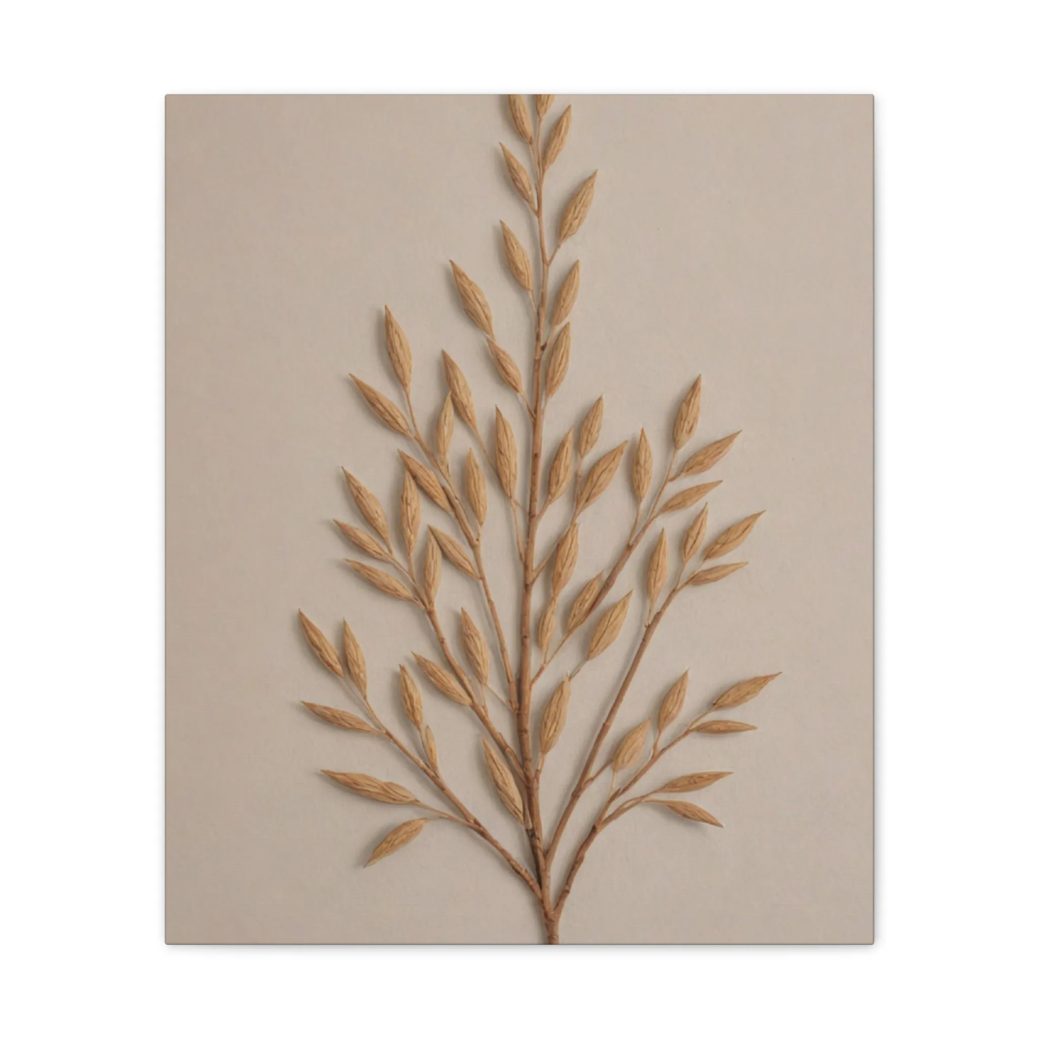 Artisan Blooms Print Santorini Canvas