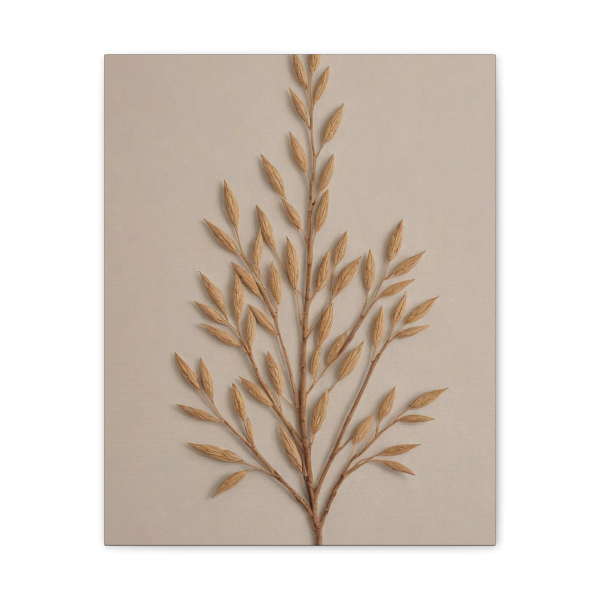 Artisan Blooms Print Santorini Canvas