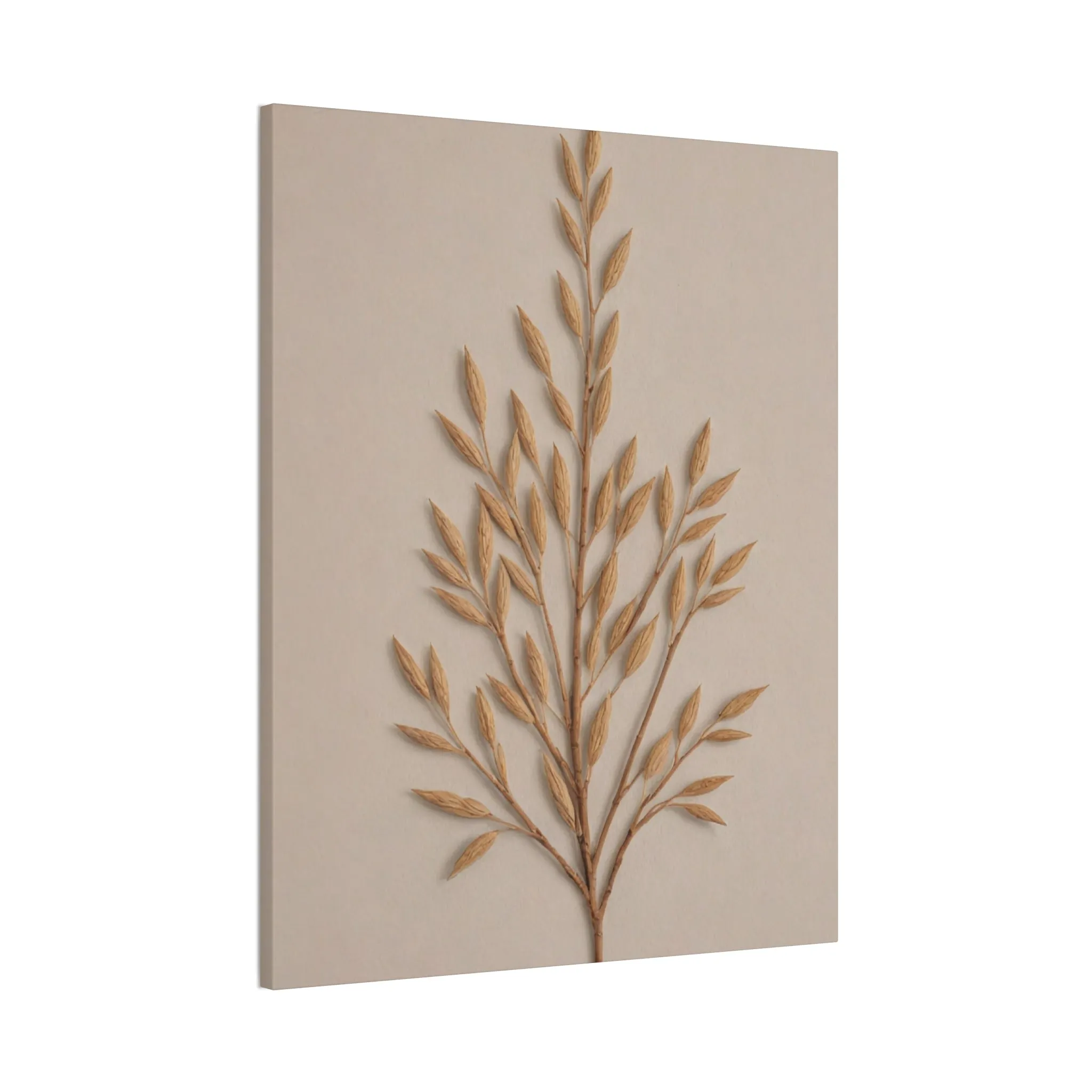 Artisan Blooms Print Santorini Canvas
