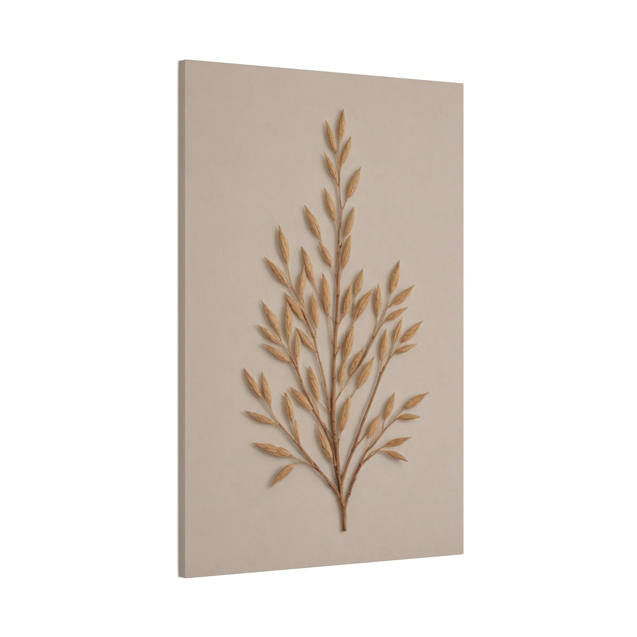Artisan Blooms Print Santorini Canvas