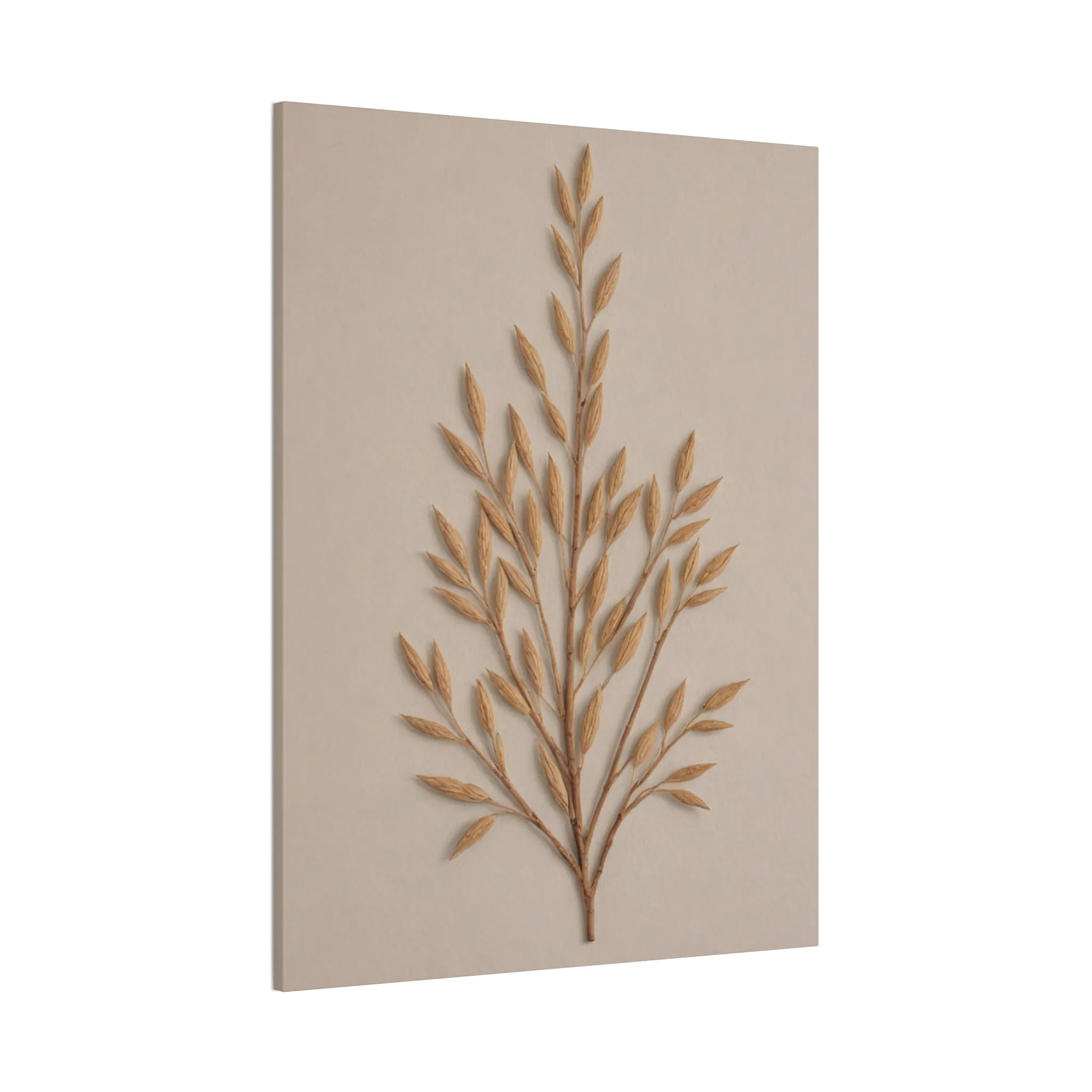 Artisan Blooms Print Santorini Canvas