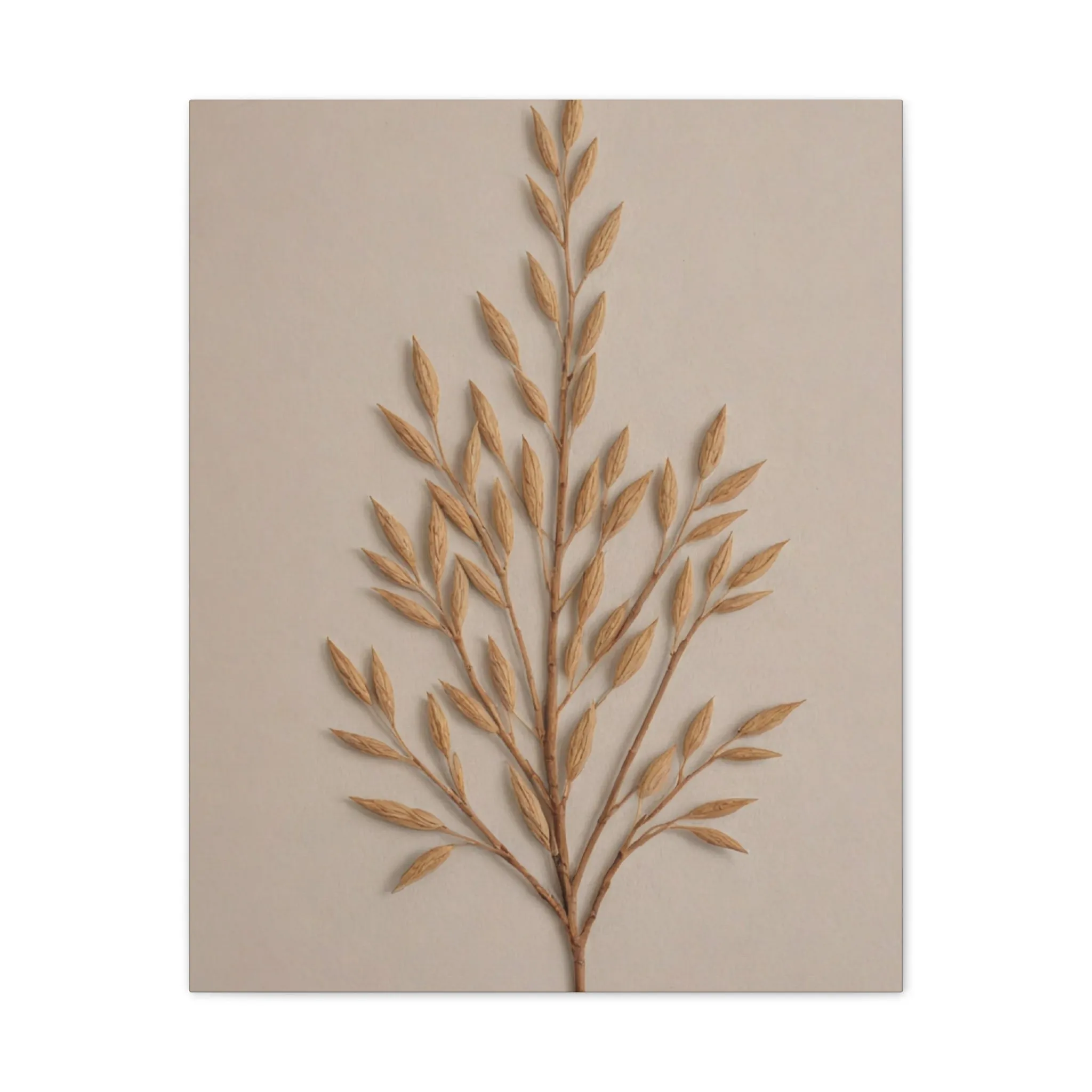 Artisan Blooms Print Santorini Canvas