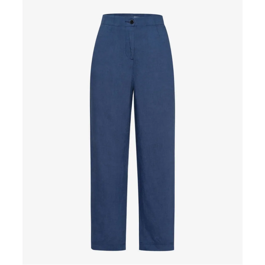 Brax Linen Trousers Slim Silhouette Maine S 71-2208 Dark Blue