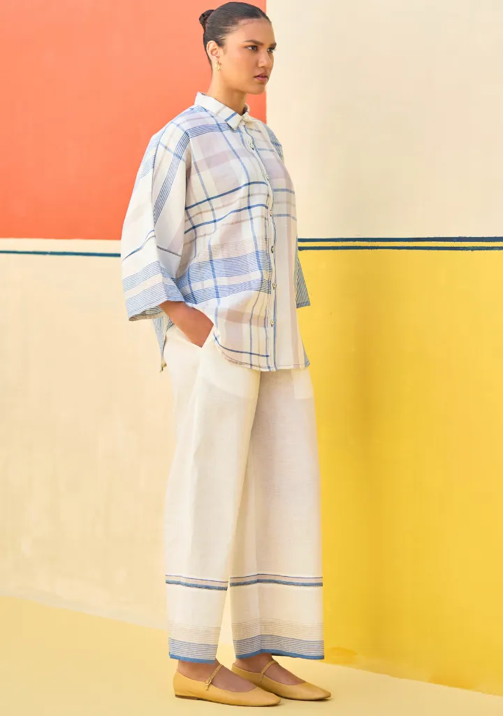 Cara Check Linen Set