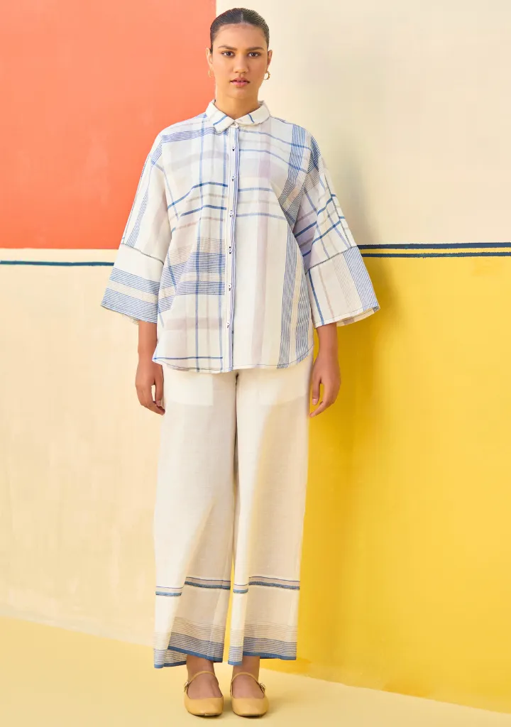 Cara Check Linen Set