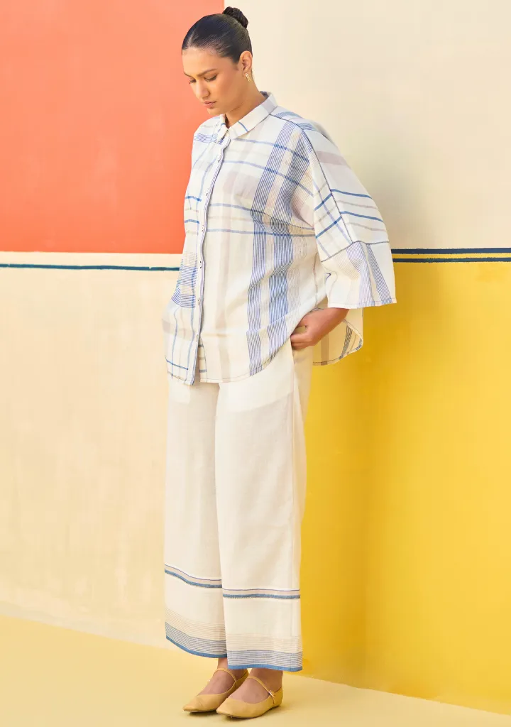 Cara Check Linen Set