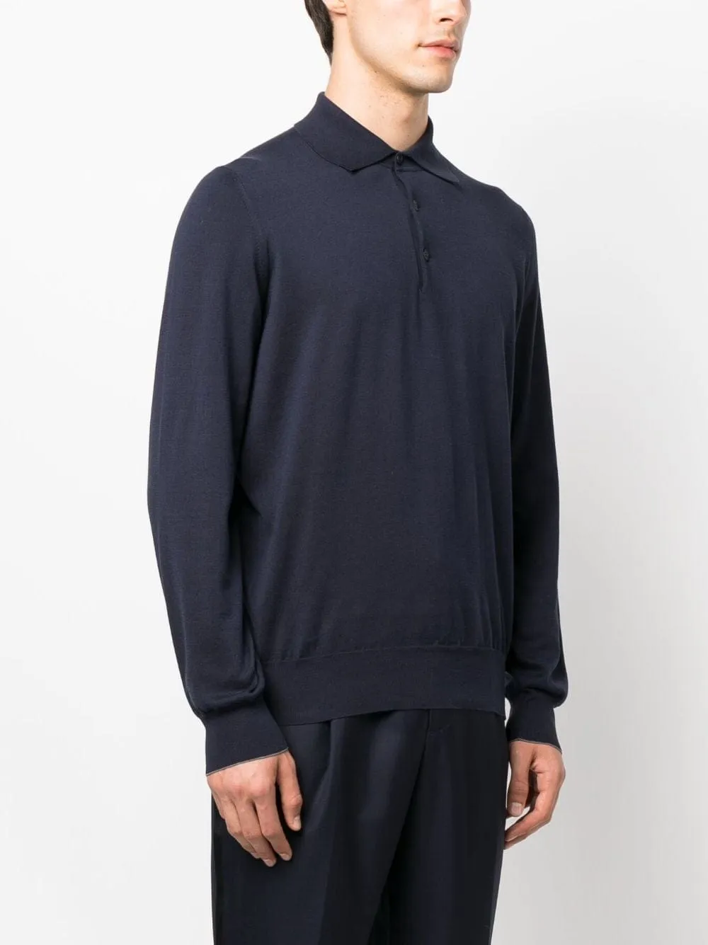 Cotton Polo Sweater