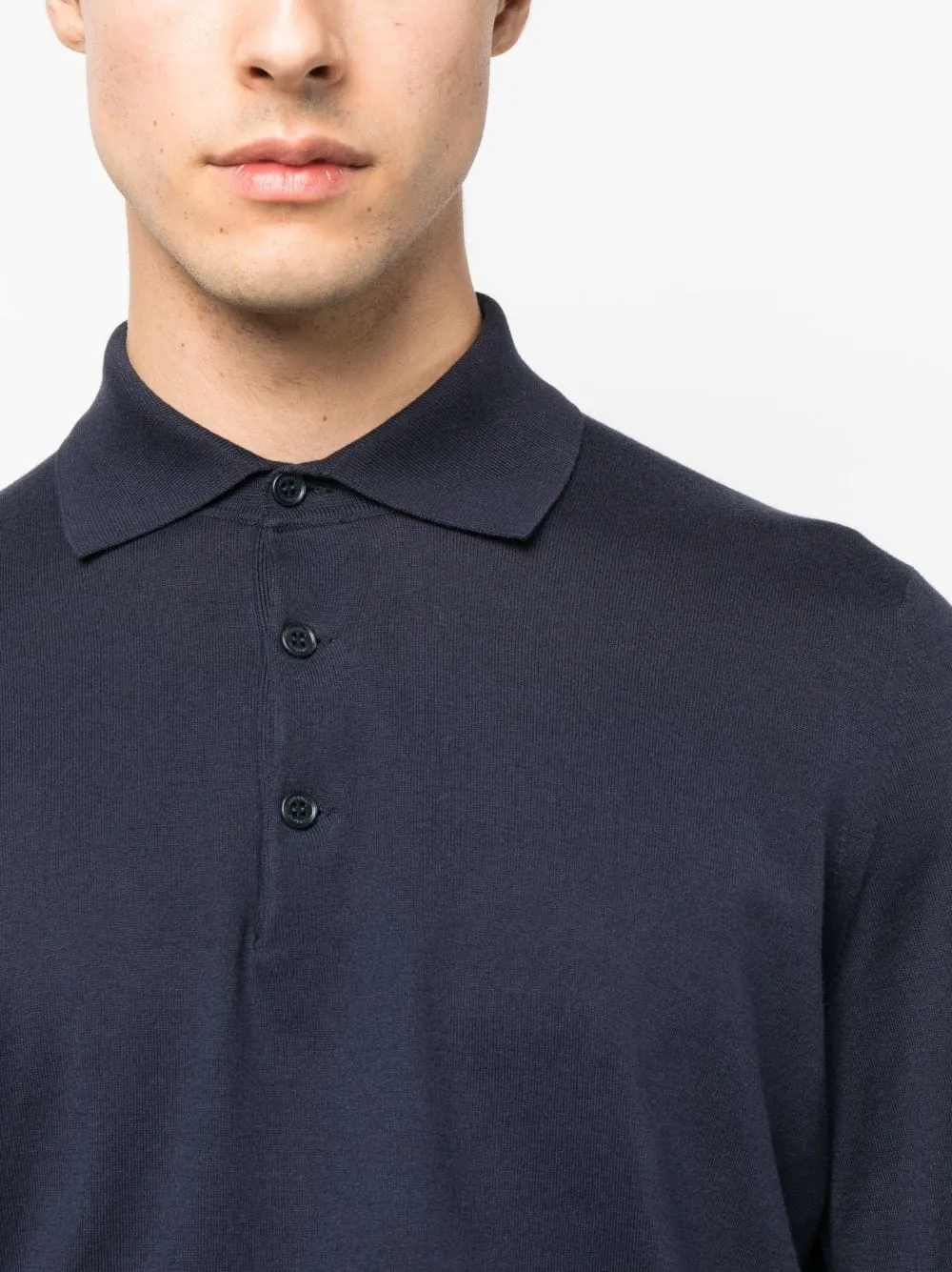 Cotton Polo Sweater
