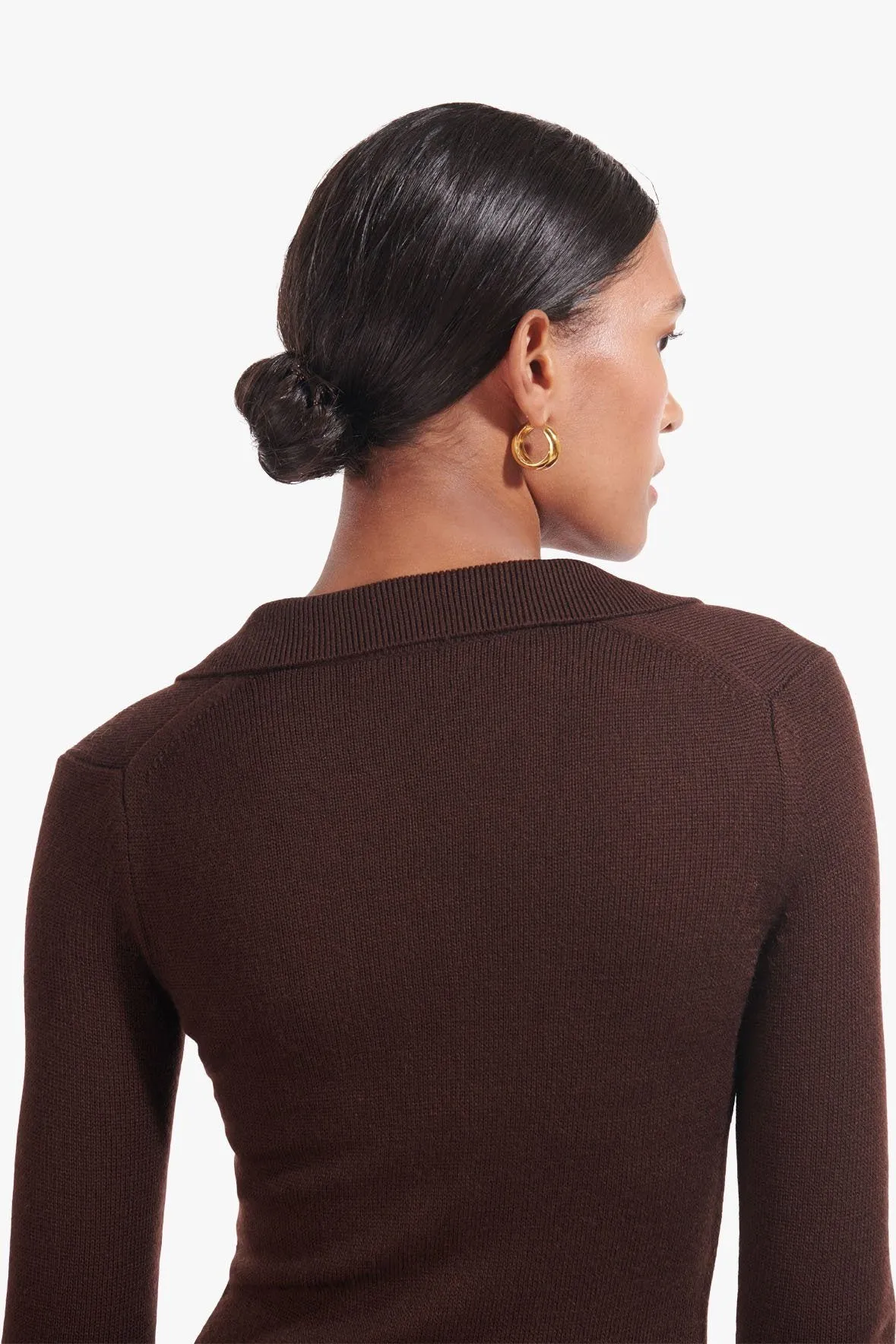 CROWN DRESS | DARK BROWN