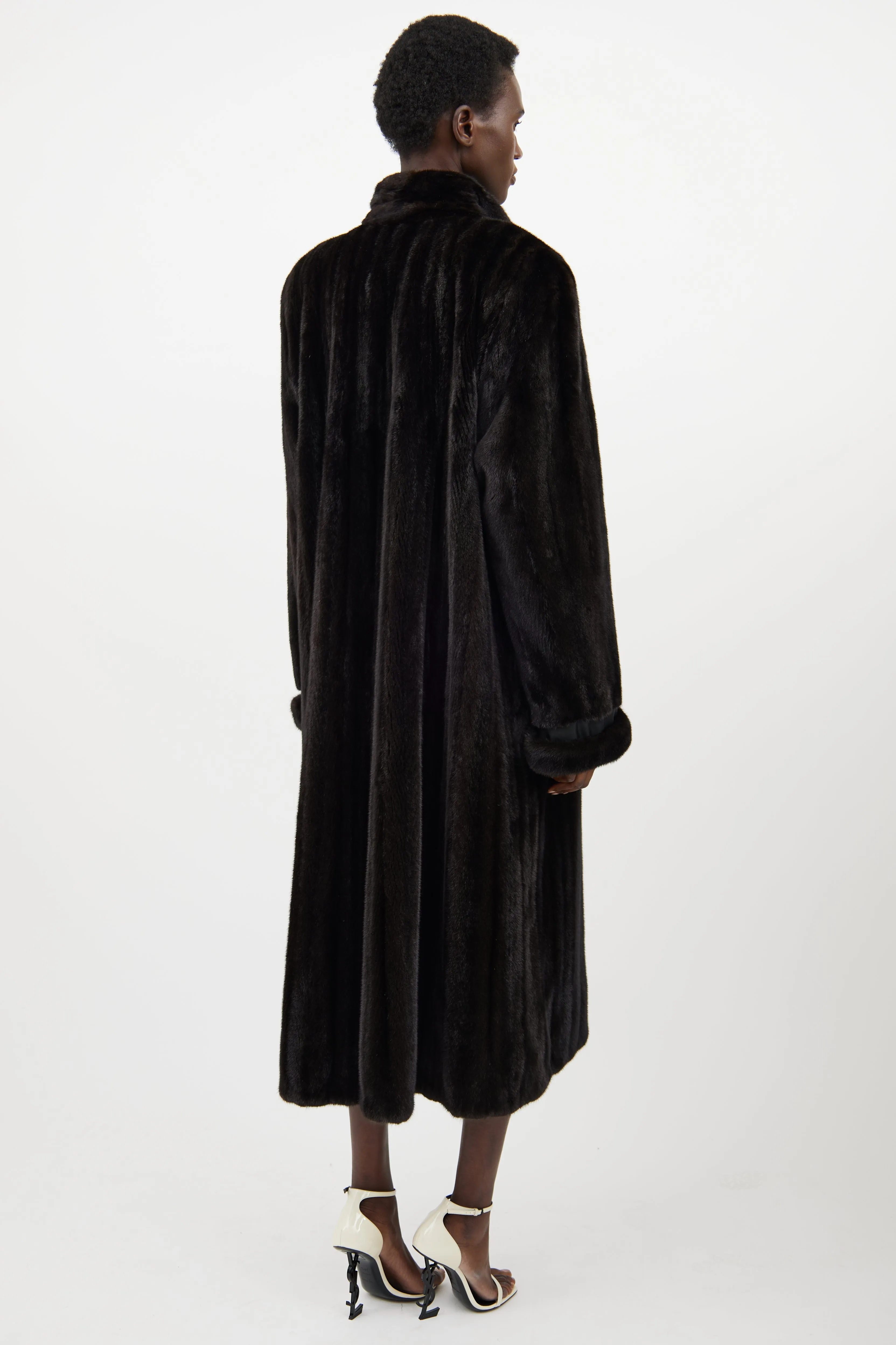 Dark Brown Fur Coat