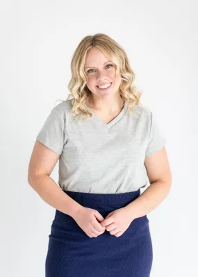 Essential Basic V-Neck Tee - FINAL SALE