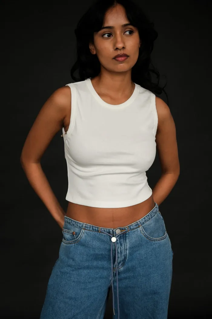 ESSENTIAL CROPPED TANK TOP