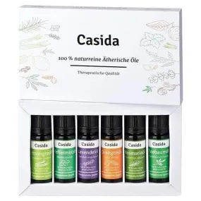 ESSENTIAL OILS GIFT Set, Natural Top 6 Aromatherapy