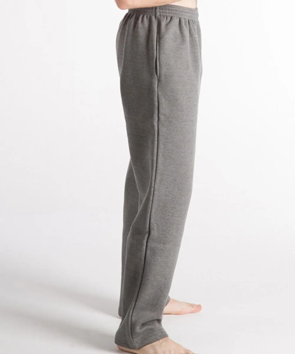 Fleece Short Men's Sweatpants - Relaxed Fit - Black Navy and Heathered Graphite Colors Available