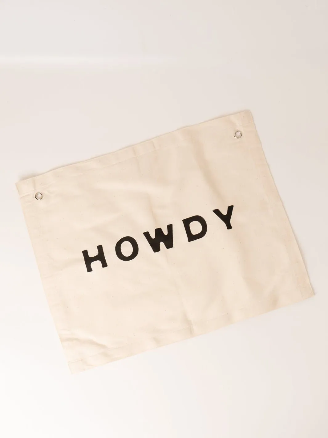 Howdy Canvas Banner