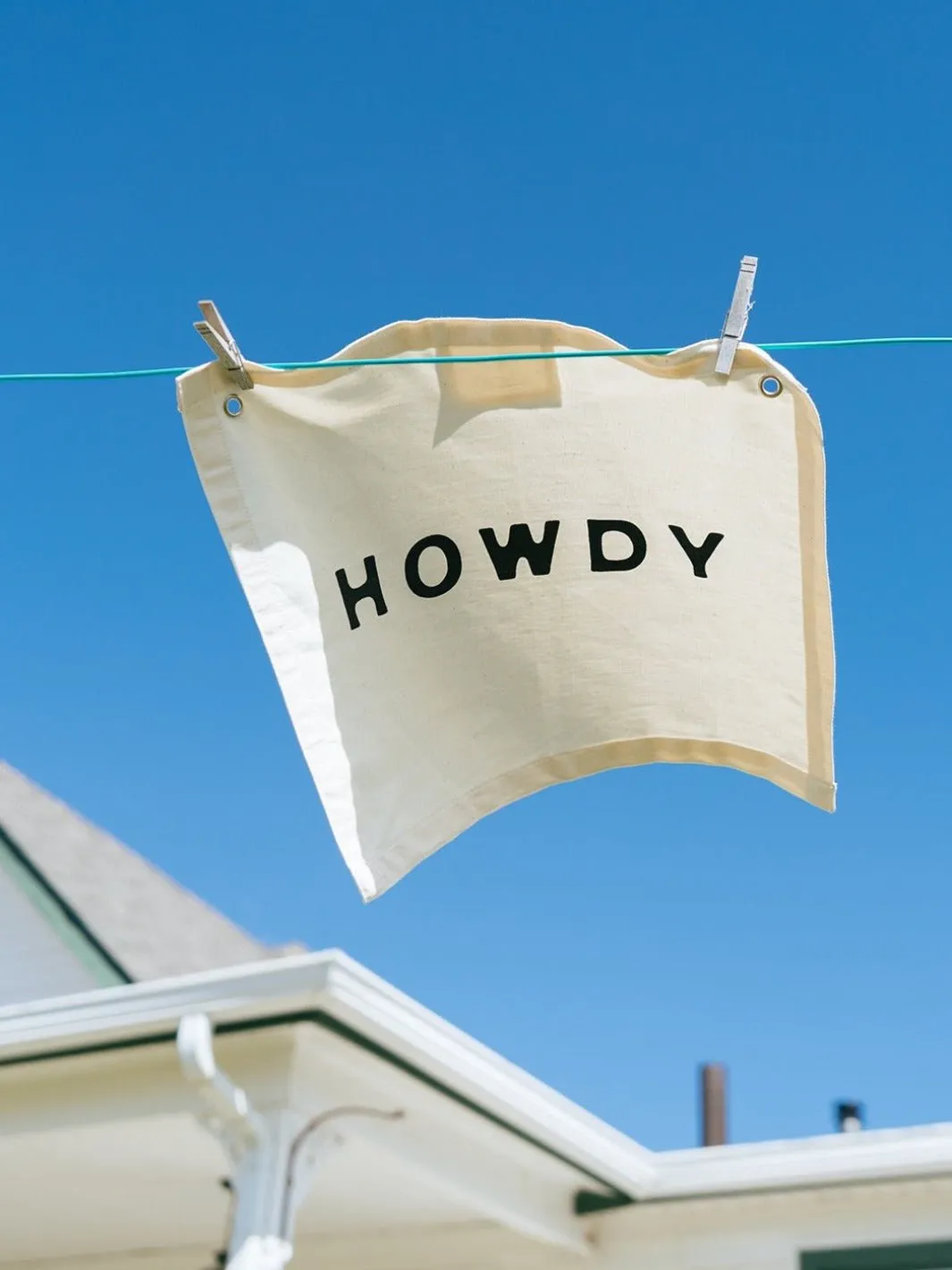 Howdy Canvas Banner