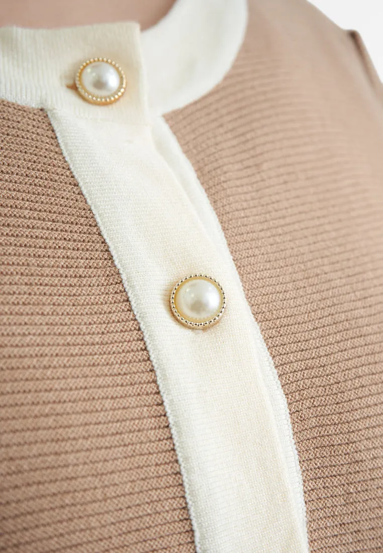 Jaqueline Vintage Oversized Boxy Knit Cardigan
