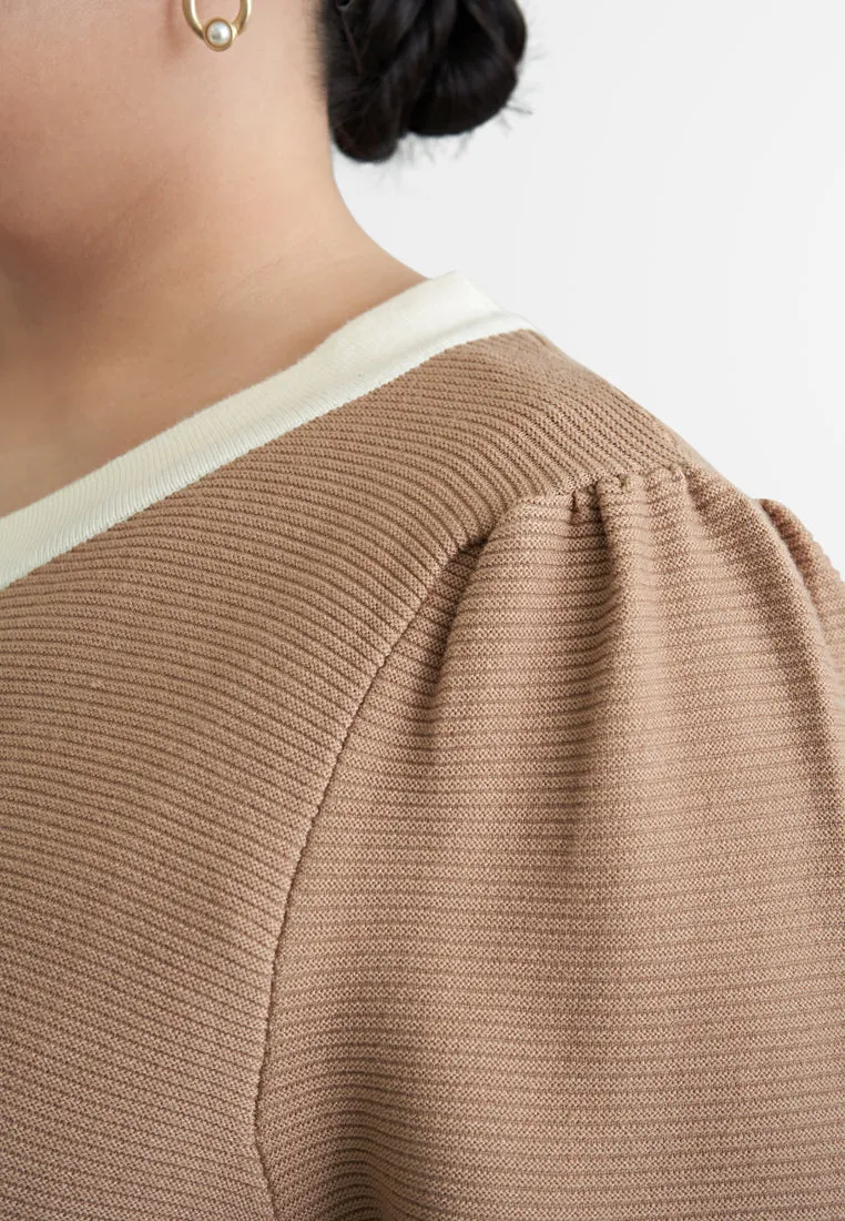 Jaqueline Vintage Oversized Boxy Knit Cardigan