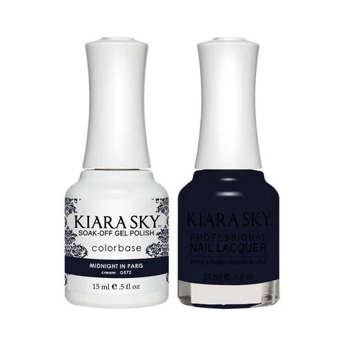 Kiara Sky Classic Gel & Polish Duo - #572 Midnight In Paris