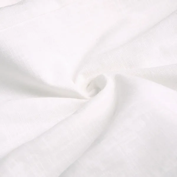 Linen Low Rise Wide Leg Pants