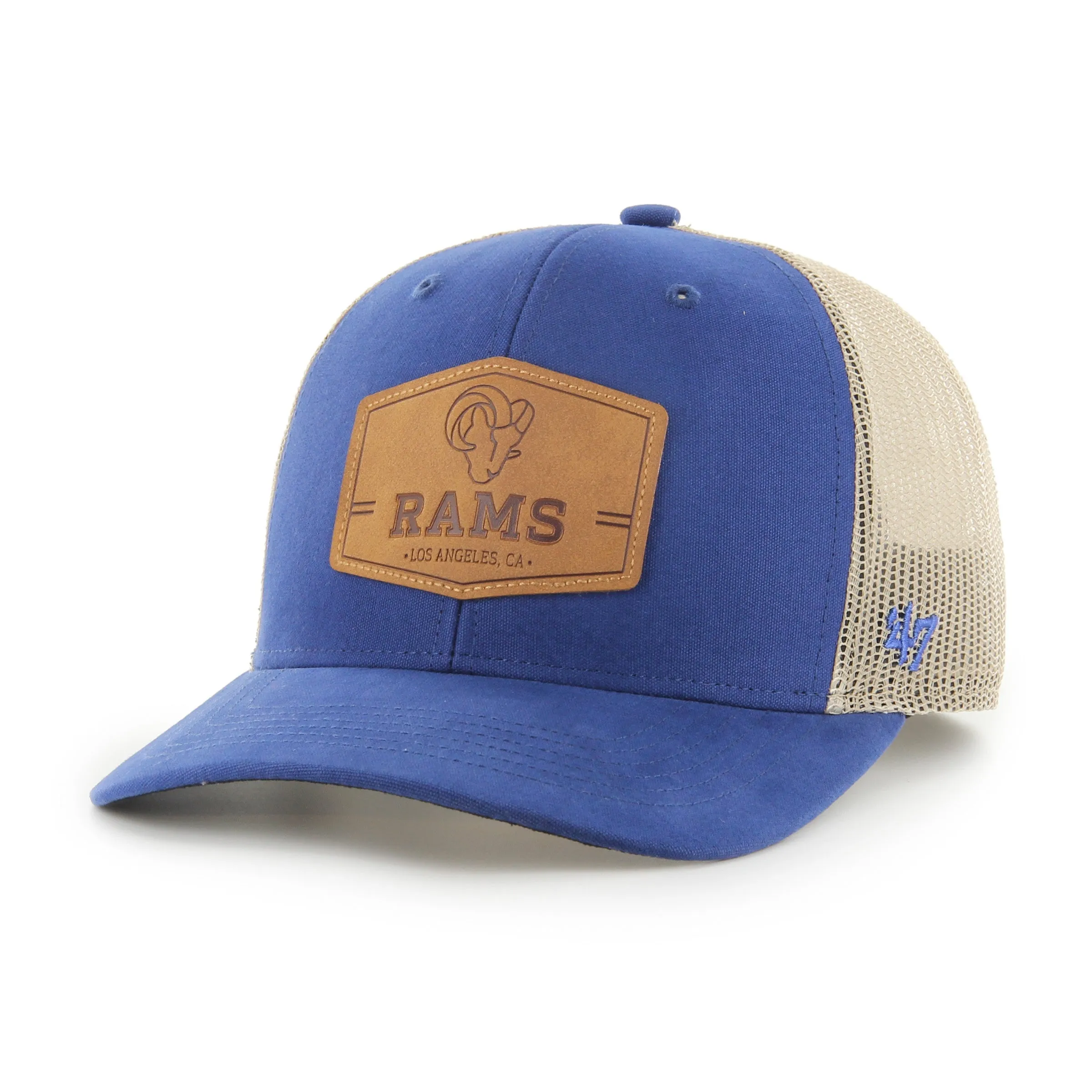 LOS ANGELES RAMS RAWHIDE VELCRO '47 TRUCKER