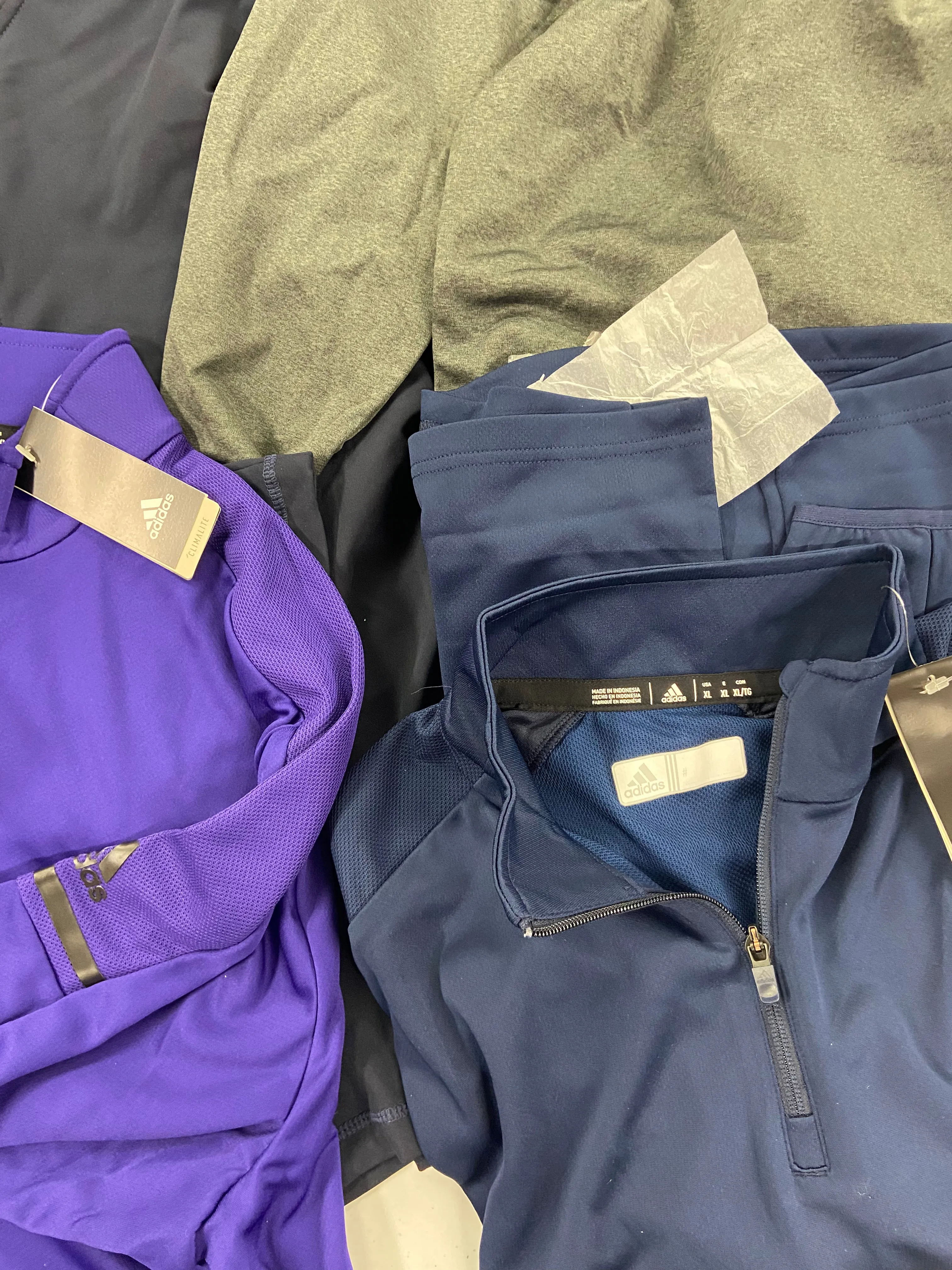 Men's Clothing Tops Wholesale Lot, ADIDAS, CALVIN KLEIN, DYLAN GRAY, 32 DEGREES and more, 14 items, Shelf Pulls, MSRP $991