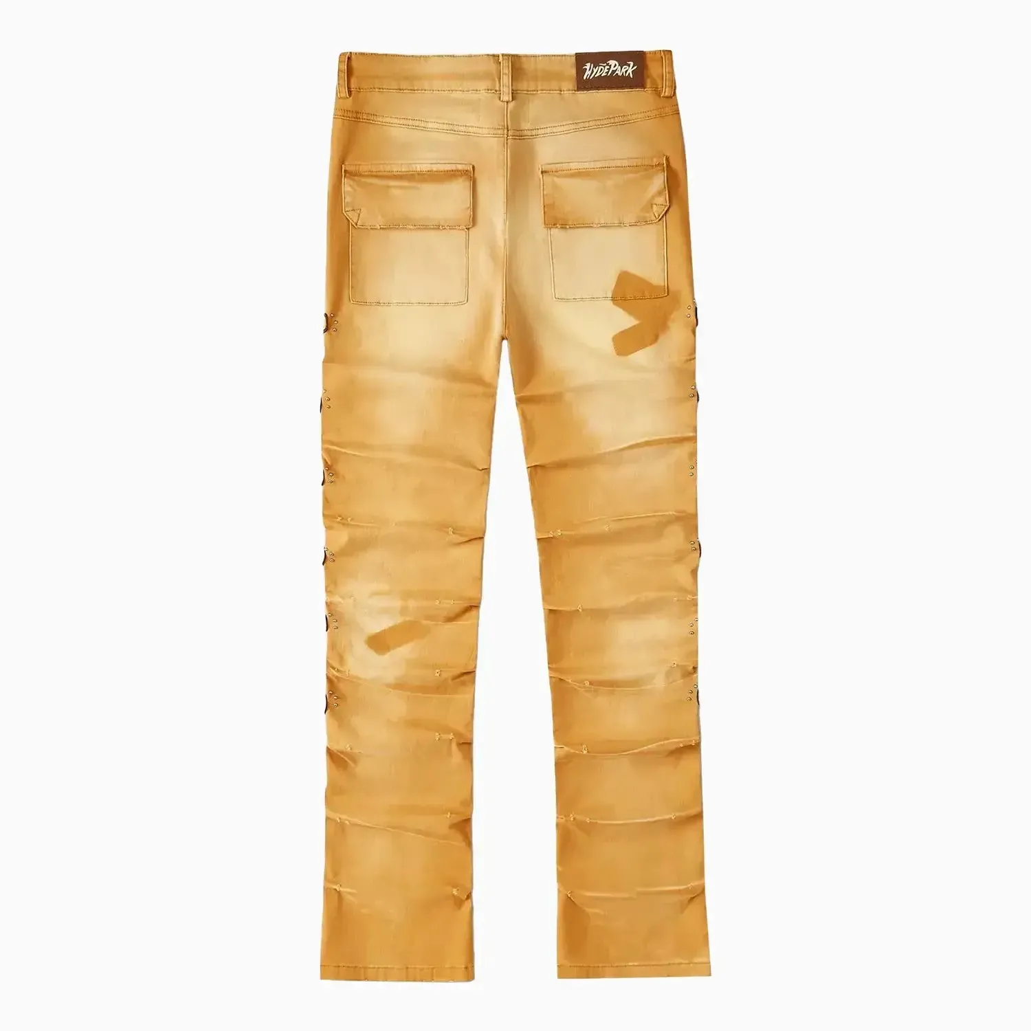 Men's Crinkle Gold Denim Pant