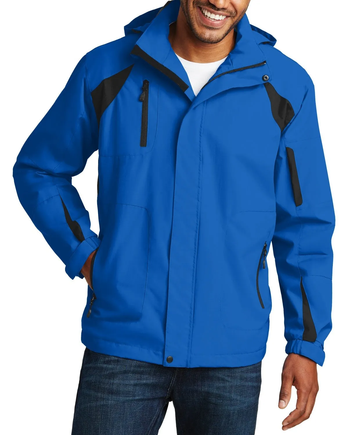 Men's Hooded All-Season Waterproof Parka Jacket