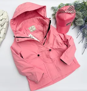 Pink waterproof jacket