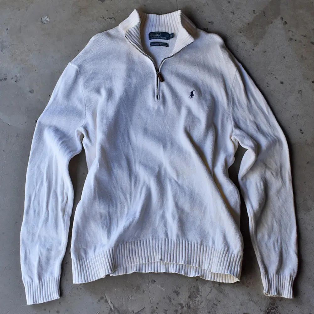 Polo Ralph Lauren/ポロ ラルフローレン ハーフジッププル オーバーニット　230702