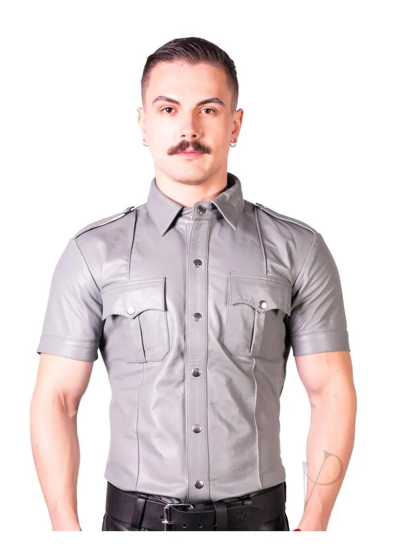 Prowler Red Slim Poli Shirt Gry Sm(disc)