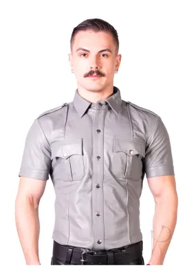 Prowler Red Slim Poli Shirt Gry Sm(disc)