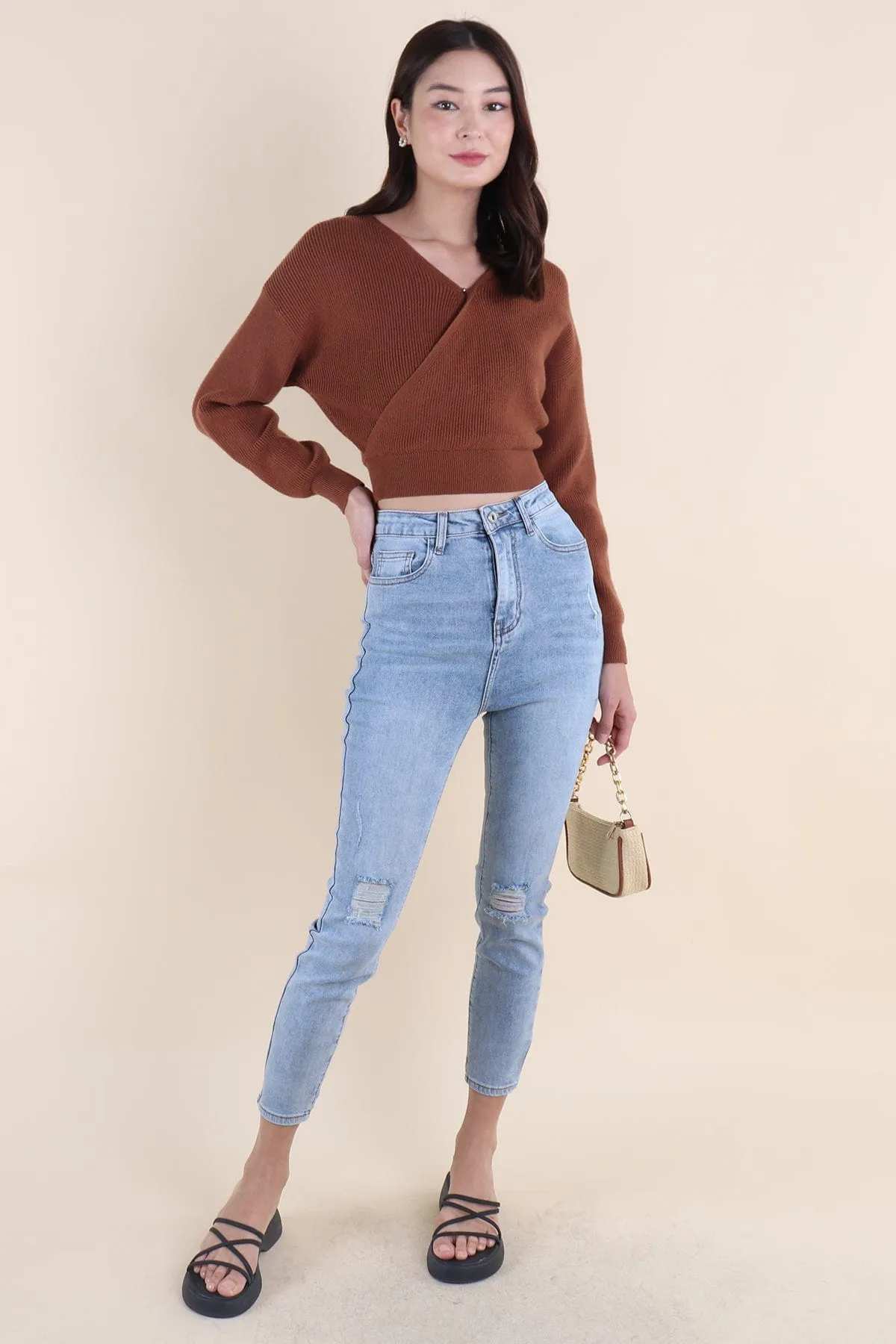 RESTOCKED** DAPHNE DENIM SKINNY JEANS IN LIGHT WASH