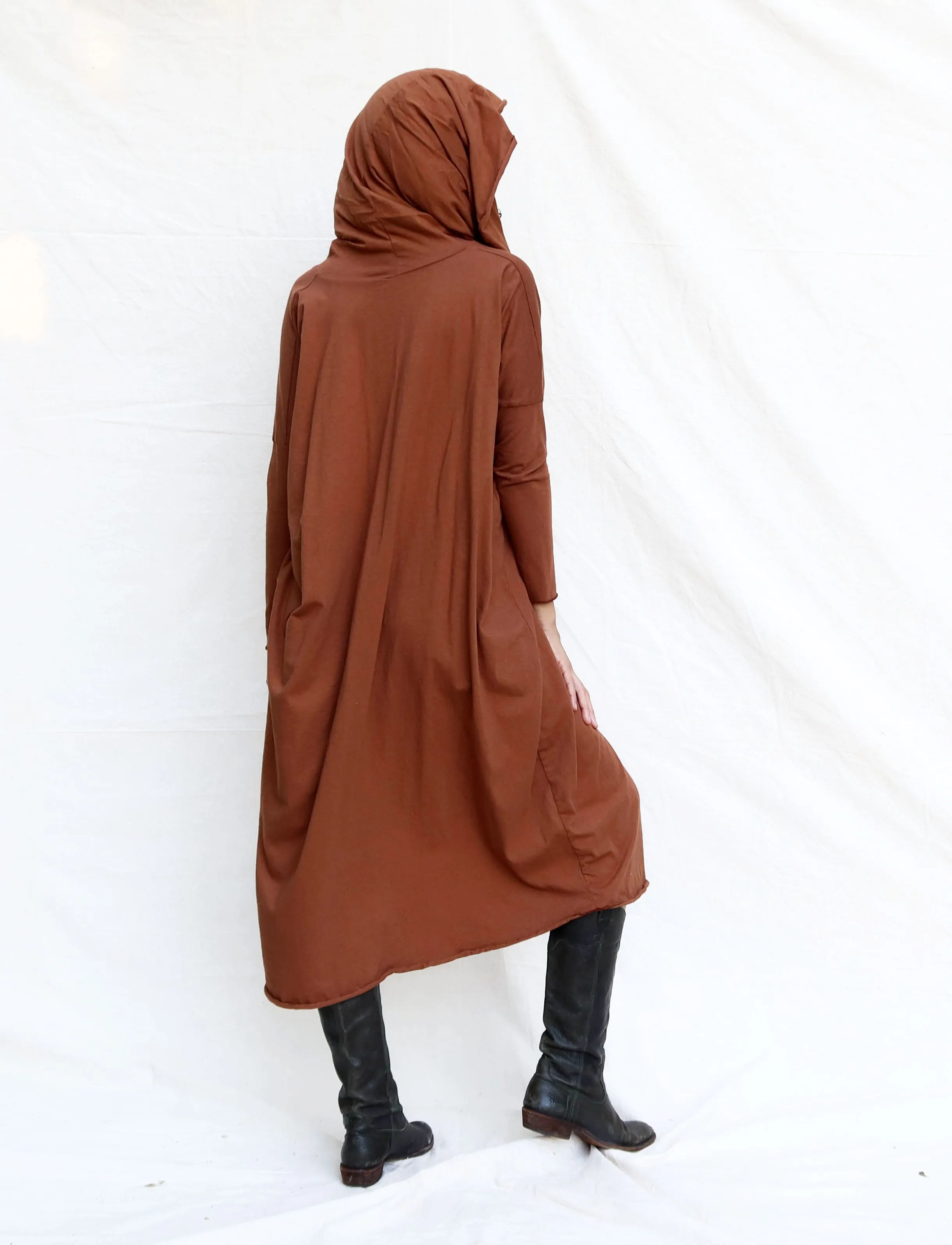 Super Cowl Winter Below Knee Kaftan