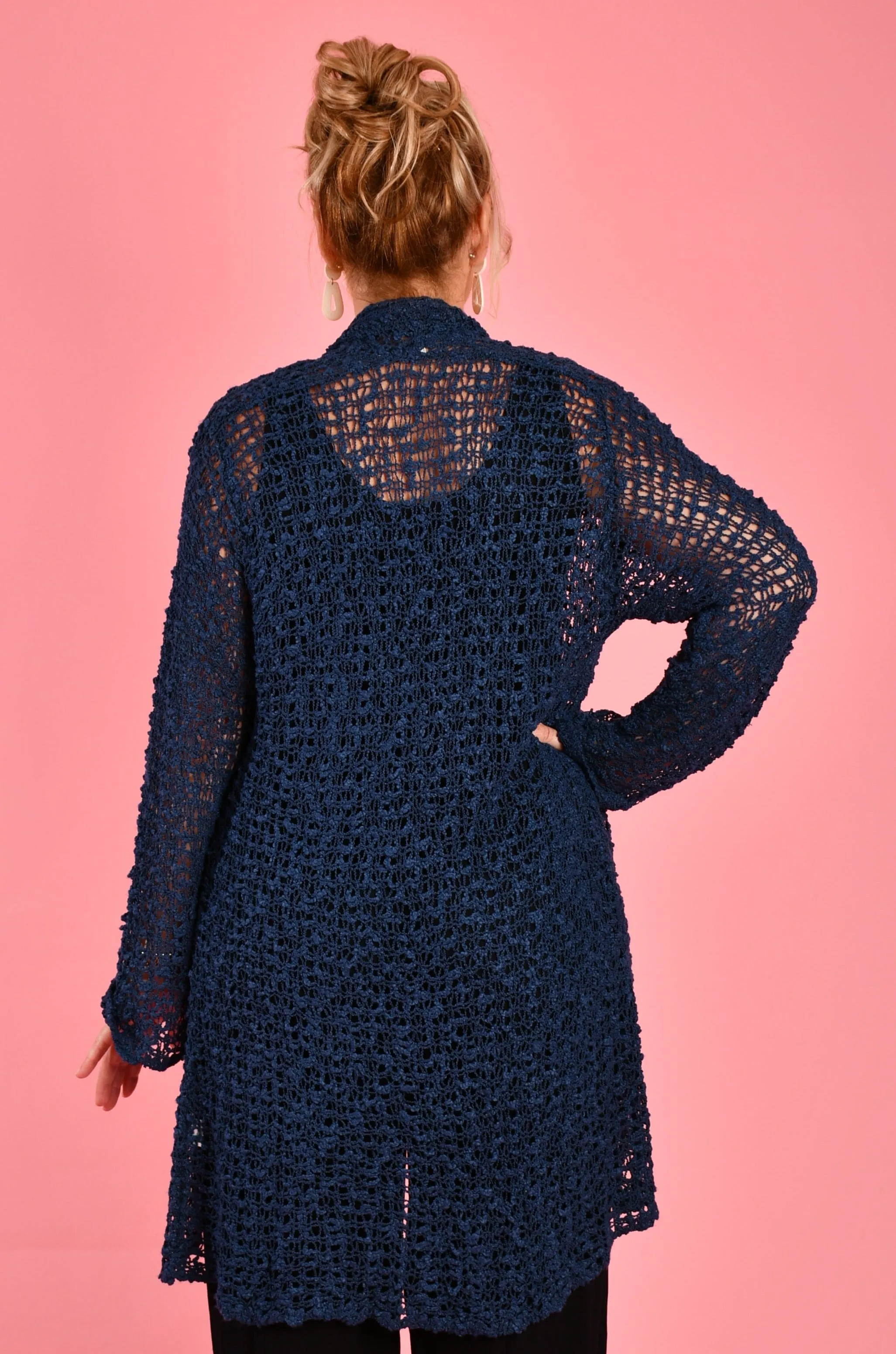 VBLJ055 - ROSA KNITTED JACKET - NAVY